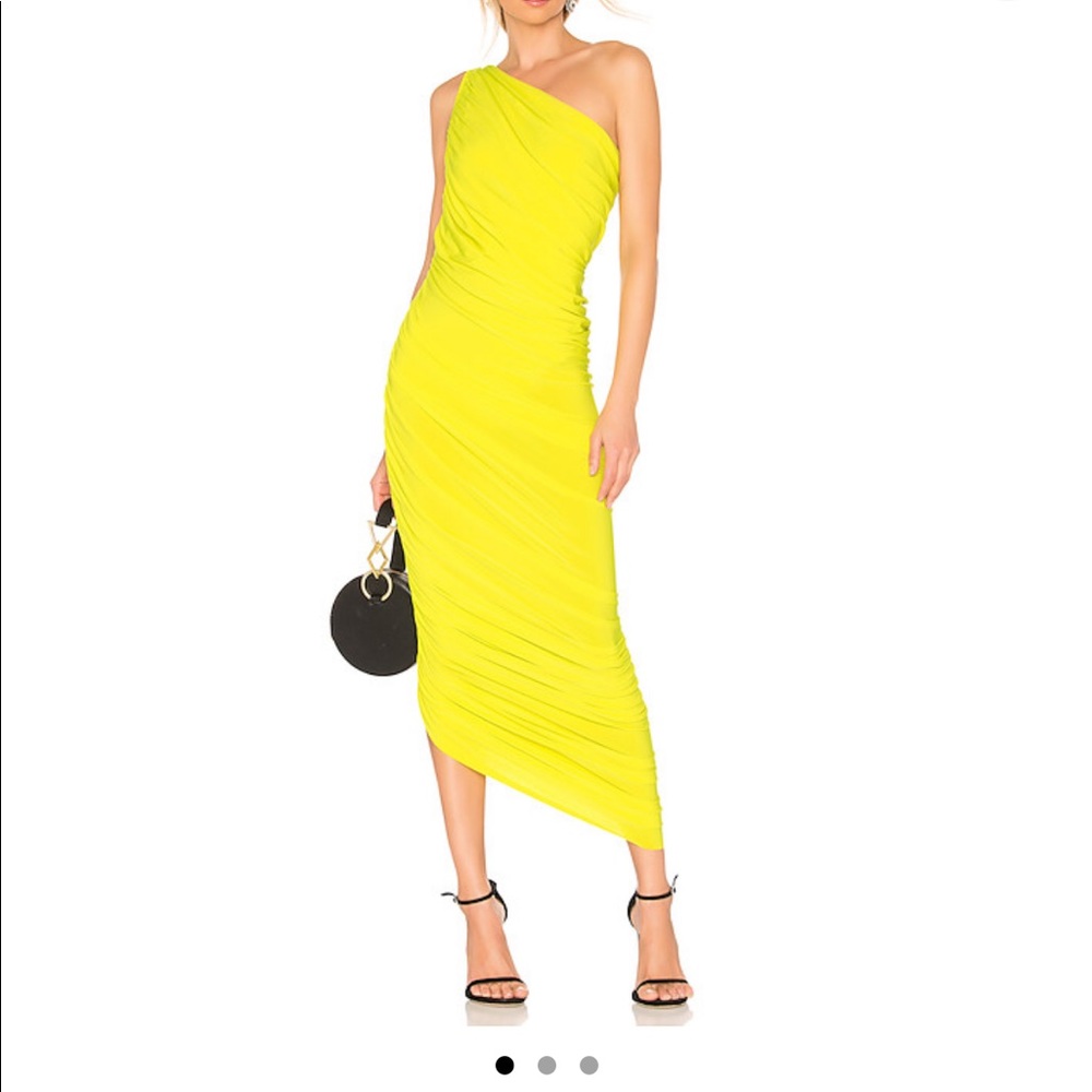 💥Norma Kamali Neon Dress